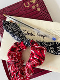 Scrunchy - Navy / Real Red