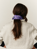 Bandana en Soie - VIOLET - Petit Modèle