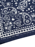 Silk bandana - NAVY MI COLAZON - Small Size