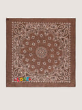 Bandana - Small Embroidery - LOVE - Brown