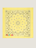 Bandana - Small Embroidery - LOVE - Pale Yellow