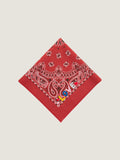 Bandana - Small embroidery - Love - Real Red