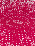 Silk bandana - RED MI COLAZON - Small Size