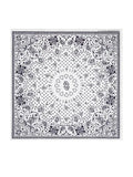 Silk bandana - WHITE MI COLAZON - Small Size