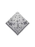 Silk bandana - WHITE MI COLAZON - Small Size