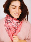 Silk Bandana - PINK - Small Size