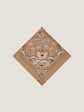 Silk Bandana - CHESTNUT - Large Size