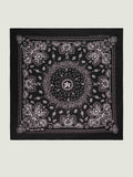 Silk Bandana - BLACK - Large Size