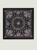 Silk Bandana - BLACK - Large Size