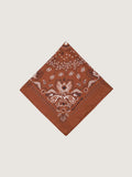 Silk Bandana - HAZELNUT - Large Size