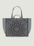 Maxi Cabas Matelassé - HOLIDAYS - Dark Grey / Pale Grey