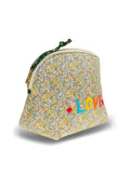 Petite Trousse de Toilette Liberty - LOVE - VERT WEEK-END