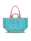 Medium Basket - Pale Blue / Colorblock