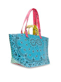 Medium Basket - Pale Blue / Colorblock