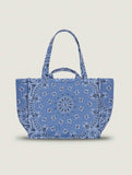 Moyen Cabas Matelassé - HAPPY FACE - All Chambray