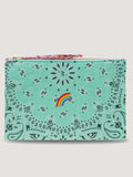 Pochette Matelassée Ordinateur - RAINBOW - Mint / Pale Pink