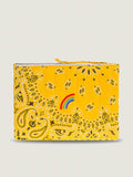 Pochette Zippée Matelassée - RAINBOW - All Gold Yellow