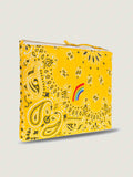 Pochette Zippée Matelassée - RAINBOW - All Gold Yellow