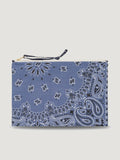 Zipped Pouch - HEART - Chambray / Navy