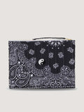 Pochette Zippée Matelassée - YIN & YANG - All Black