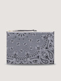 Pochette Zippée - YIN & YANG - Pale Grey / Dark Grey