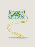 Card Holder - RAINBOW - Mint / Pale Yellow