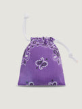 Hand-embroidered Lavender Sachet - CLOVER - Mint / Lilac