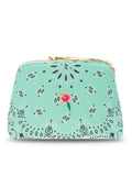 Toiletry Bag - FLOWER - Mint / Pale Yellow