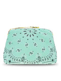 Toiletry Bag - FLOWER - Mint / Pale Yellow