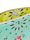 Toiletry Bag - FLOWER - Mint / Pale Yellow