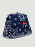 Toiletry Bag - MUSHROOM - Navy / Chambray