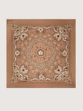 Silk Bandana - CHESTNUT - Large Size