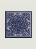 Silk bandana - NAVY MI COLAZON - Small Size