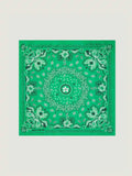 Bandana en Soie - CLASSIC GREEN - Petit Modèle