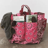 Picnic bag - Fucshia / Burgundy